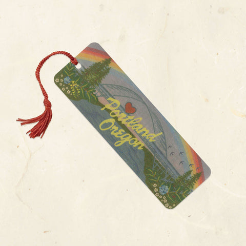 Little Gold Fox Designs Bookmark with Tassel Portland Oregon