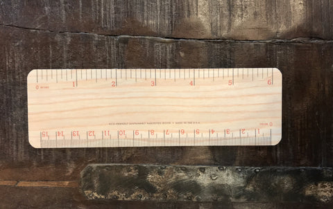 Cedar Bookmark Ruler