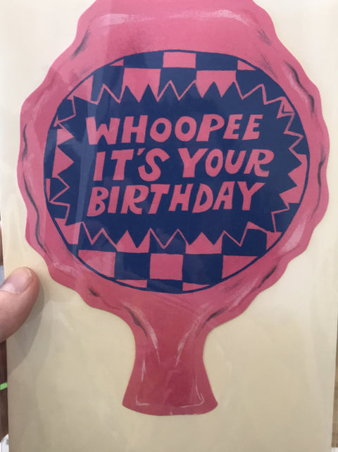Red Cap Card Whoopee Cushion