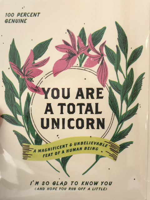 Red Cap Card Total Unicorn