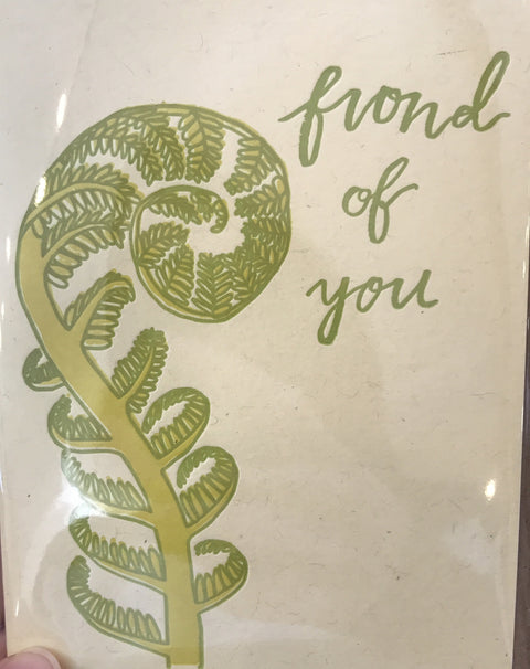 Ratbee Greeting Card Frond of You