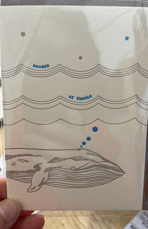Lark Press Card Oceans of Thanks