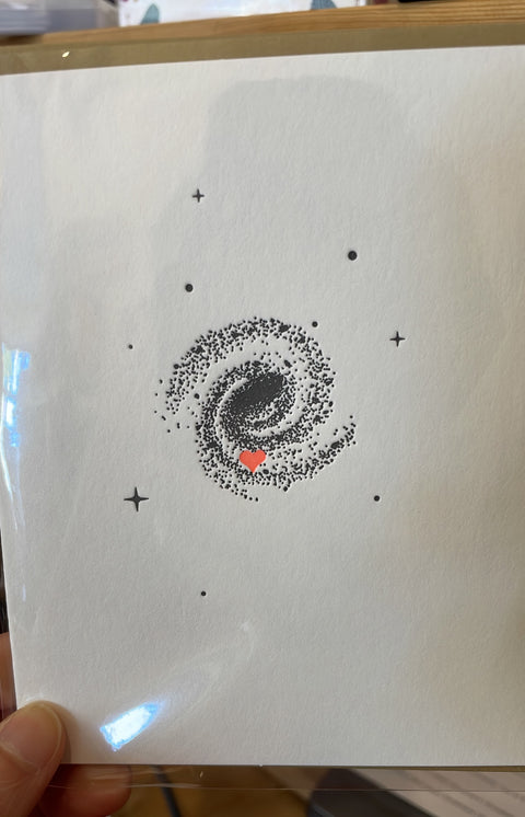 Lark Press Card Love From the Milky Way