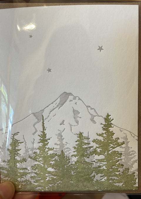 Lark Press Card Mt. Hood Mountain