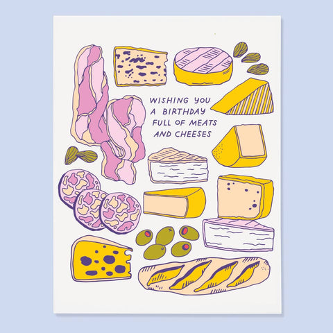 The Good Twin Card Meats and Cheeses
