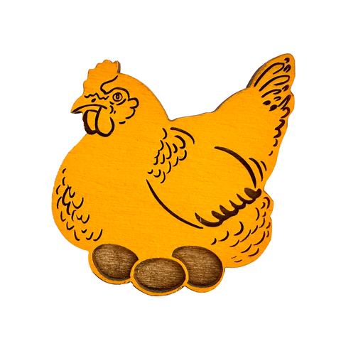 SnowMade Magnets Chicken Set of 5