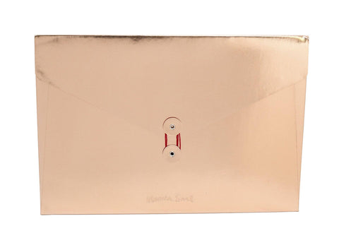 Moorea Seal Metallic Leather Folio
