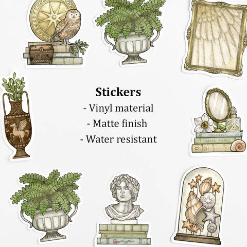 Motif's Art Studio Sticker Athena's Owl