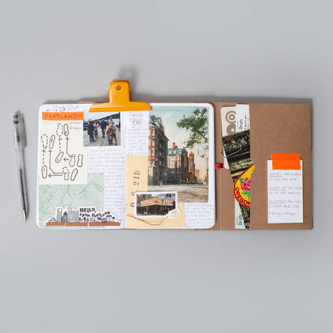 Egg Press Foldeeo Notebook Folio B6 Shaggy Stripe