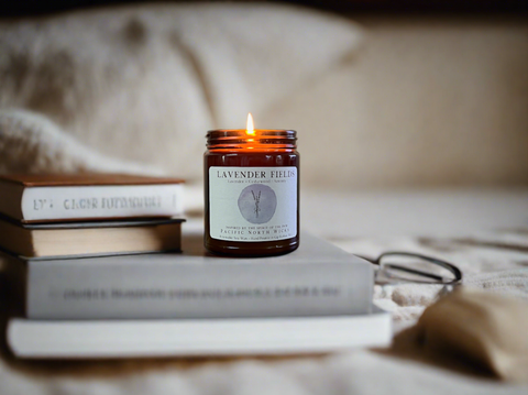 Pacific North Wicks Lavender Fields Candle Relaxing Spa