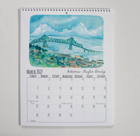 michele maule - 2027 Oregon Calendar