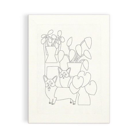 Corgi Friends Punch Needle Kit