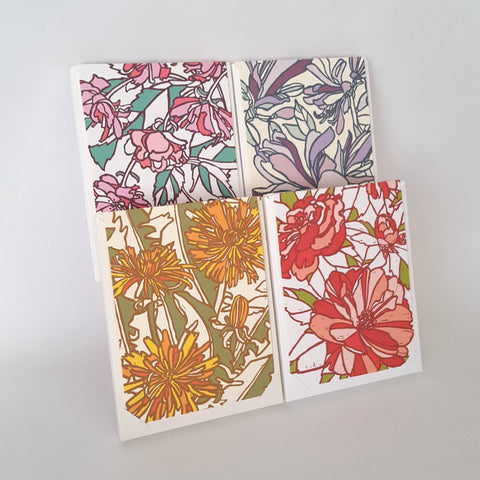 Little Green Card Set Assorted Flower