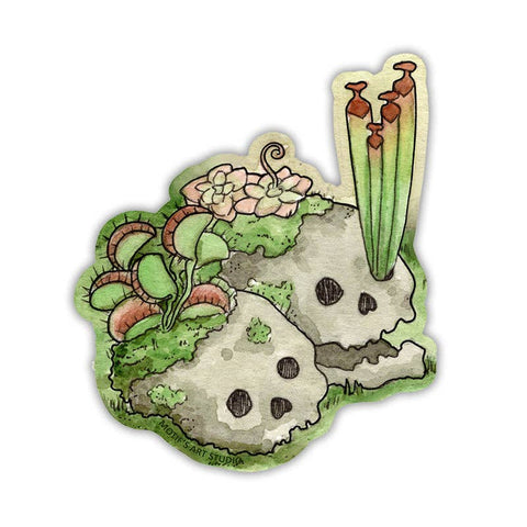 Motif's Art Studio Sticker Skulls &  Carnivorous Plants