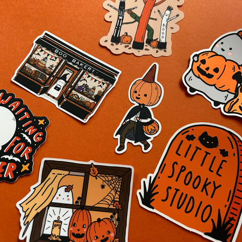 Little Spooky Studio - Pumpkin Wirt Sticker