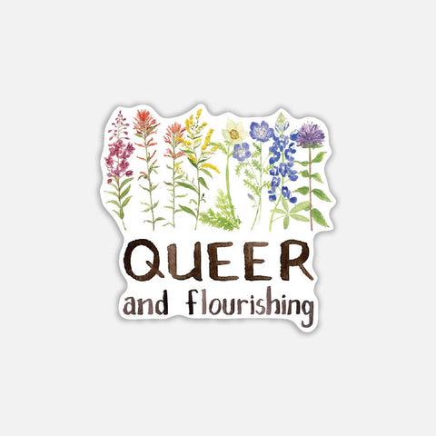Yardia Sticker Queer and Flourishing