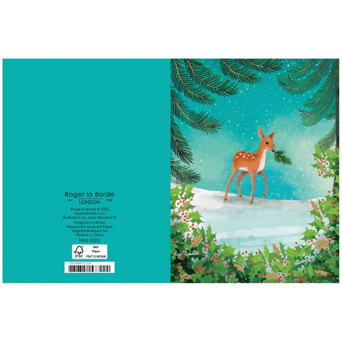 RLB Petite Card Pack Festive Fawn