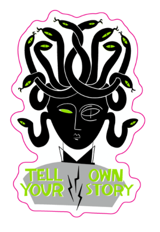 Pier Six Press Sticker Medusa