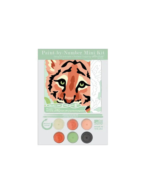 Elle Cree MINI Tender Tiger PBN Kit