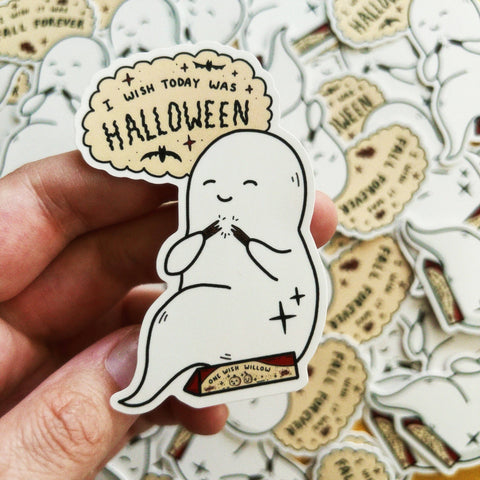 Little Spooky Studio Sticker One Wish Willow