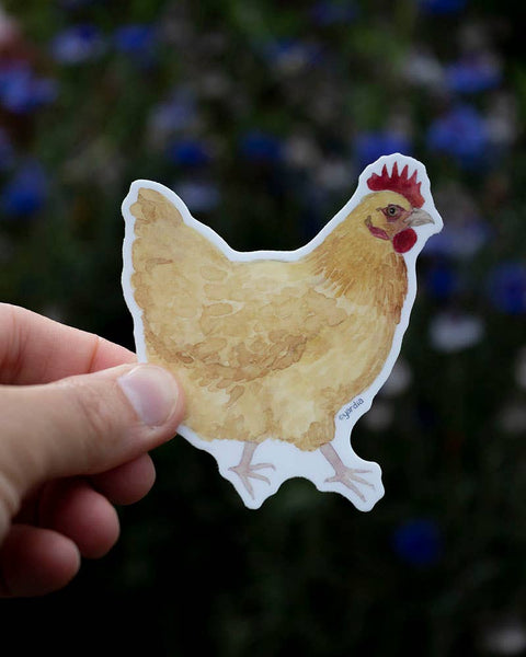 Yardia Sticker  Buff Orpington Chicken