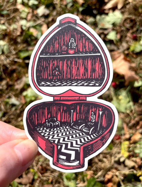 Augury Press Black Lodge Sticker