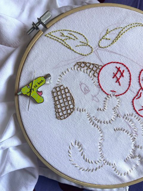 The Peach Fuzz Needle Minder Crafty Lil Bitch