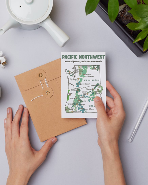 Wander Free and Queer Postcard Pacific Northwest Adventure