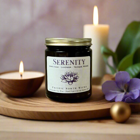 Pacific North Wicks Serenity Spa Candle