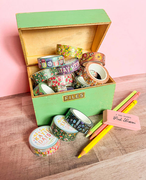 Katie Daisy Washi Tape Mushrooms