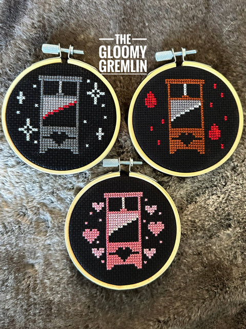 The Gloomy Gremlin Cross Stitch Kit Traditional Guillotine