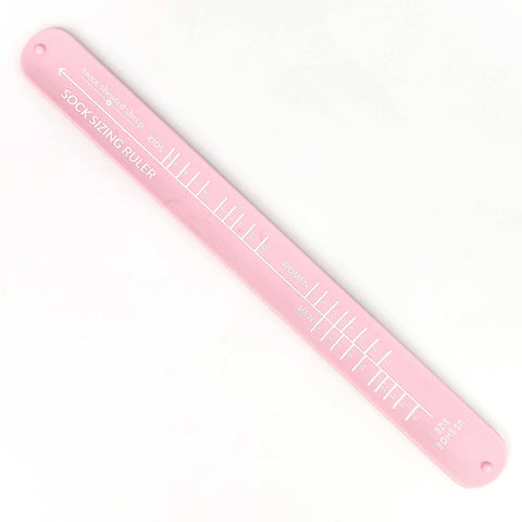 TSS Sock Sizing Ruler Sock Knitting Bracelet Ruler