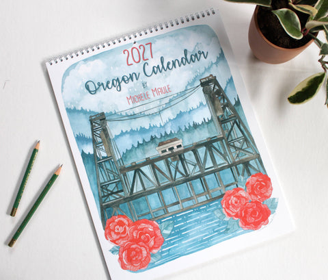 michele maule - 2027 Oregon Calendar