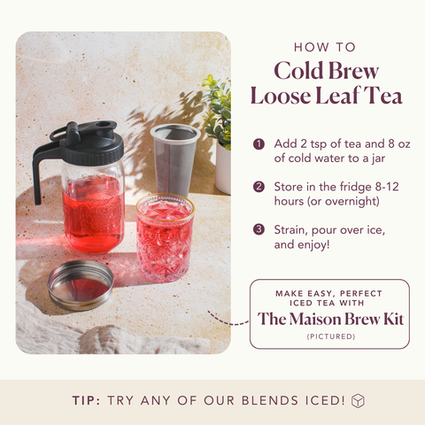 Plum Deluxe Tea Peach Popsicle Herbal Loose Leaf Tea