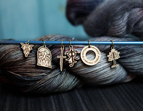Sunrise Grove Stitch Markers LOTR Tolkien