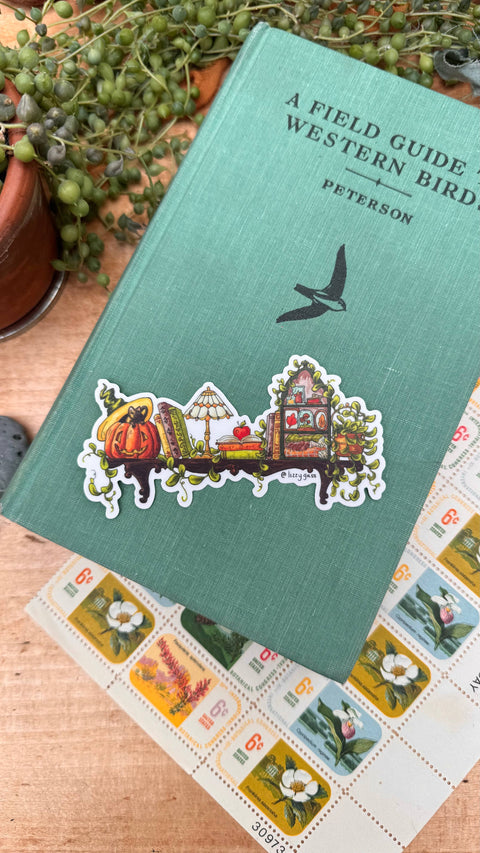 Lizzy Gass Sticker Mini Autumn Witch's Shelf