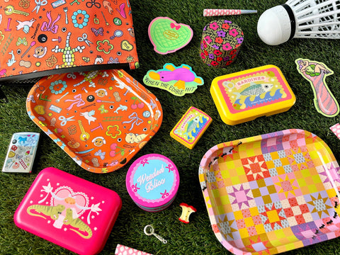 The Peach Fuzz Tray Patchwork Quilt