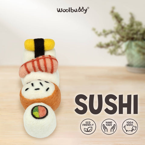 Woolbuddy - Beginner Sushi Needle Felting Kit – DIY Craft Gift