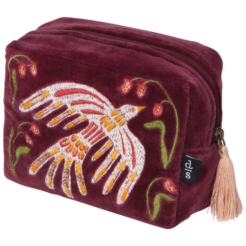Danica Studio Embroidered Pouch Plume