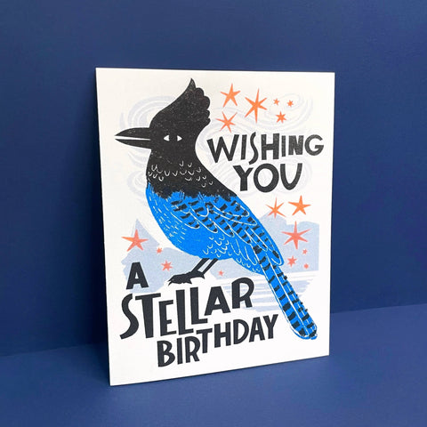 Pier Six Press Card Stellar Birthday