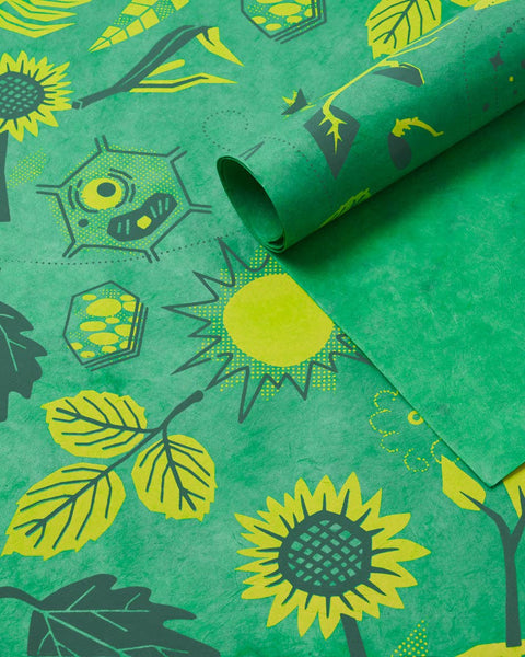Cognitive Surplus Wrapping Paper Retro Botany