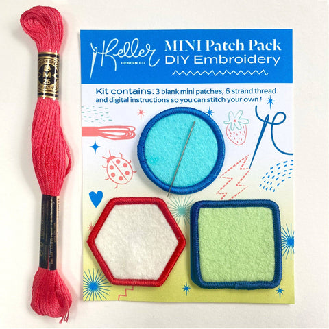Keller Design Co. Mini DIY Patch Embroidery Kit