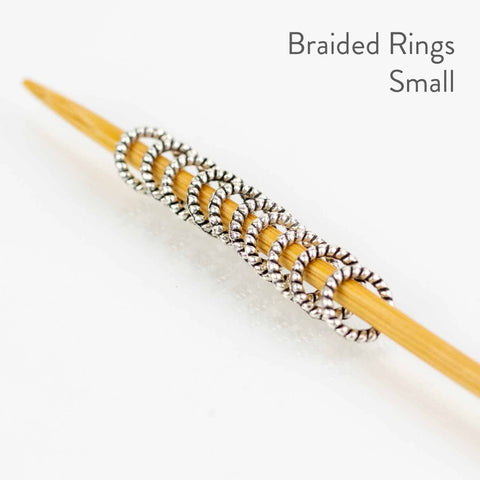 TSS Stitch Markers Simple Braided Ring