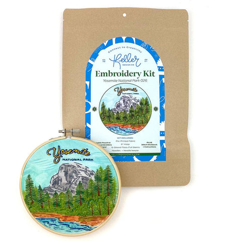 Keller Design Embroidery Kit Yosemite