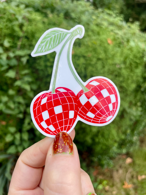 Augury Press Disco Cherries Sticker