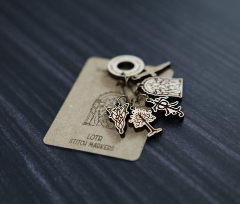 Sunrise Grove Stitch Markers LOTR Tolkien
