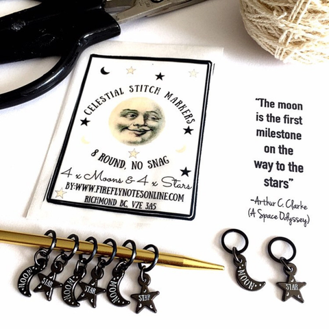 Firefly Stitch Marker Pack Celestial