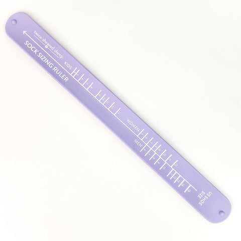TSS Sock Sizing Ruler Sock Knitting Bracelet Ruler
