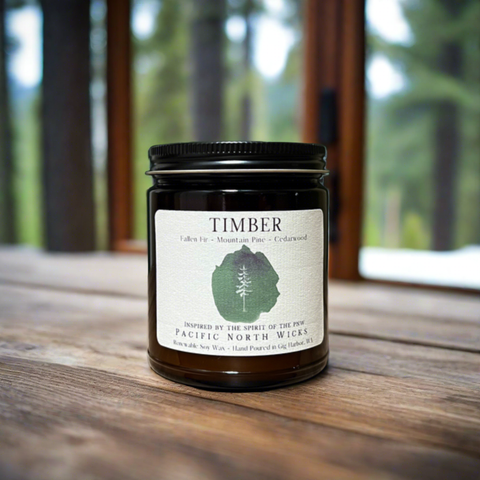 Pacific North Wicks Timber Candle