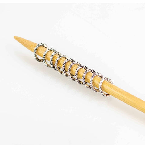 TSS Stitch Markers Simple Braided Ring